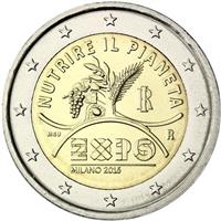 Image of Italy 2 euros commemorative coin