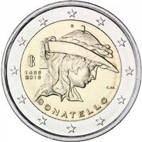 Image of Italy 2 euros commemorative coin