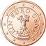 National side of Austria 1 cent coin