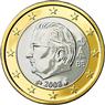 National side of Belgium 1 euro coin