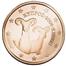National side of Cyprus 1 cent coin