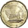 National side of Cyprus 20 cents coin