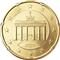 Photo of Germany - 20 cents 2010 (The Brandenburg Gate)