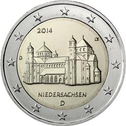 Obverse of Germany 2 euros 2014 - St. Michael's Church 