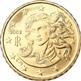 National side of Italy 10 cents coin