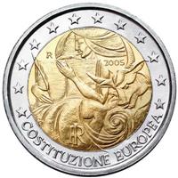 Image of Italy 2 euros commemorative coin