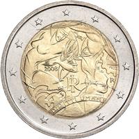 Image of Italy 2 euros commemorative coin