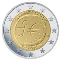 Image of Italy 2 euros commemorative coin