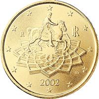 Image of Italy 50 cents coin