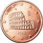National side of Italy 5 cents coin