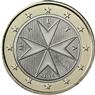 National side of Malta 1 euro coin