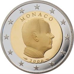Obverse of Monaco 2 euros 2016 - H.S.H. Prince Albert II