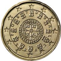 Image of Portugal 20 cents coin