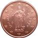 National side of San Marino 2 cents coin