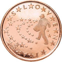Obverse of Slovenia 5 cents 2007 - Sower