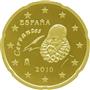 National side of Spain 20 cents coin