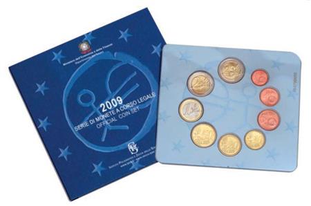 Obverse of Italy Official Blister 2009
