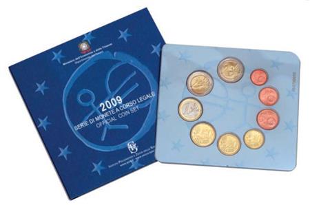 Obverse of Italy Official Blister 2009