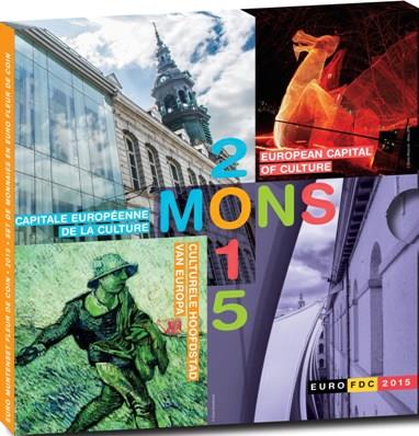 Obverse of Belgium Official Blister - Mons 2015