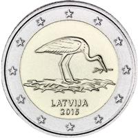 Image of Latvia 2 euros commemorative coin