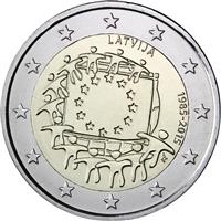 Image of Latvia 2 euros commemorative coin