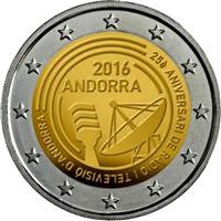 Image of Andorra 2 euros commemorative coin