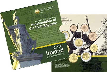 Obverse of Ireland Official Blister 2016