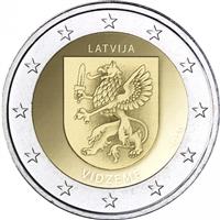 Image of Latvia 2 euros commemorative coin