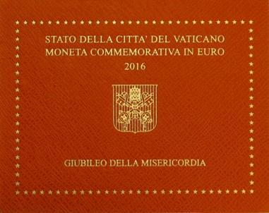 Obverse of Vatican 2 euros 2016 - Holy Year of Mercy