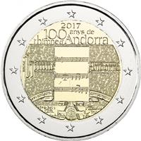 Image of Andorra 2 euros commemorative coin