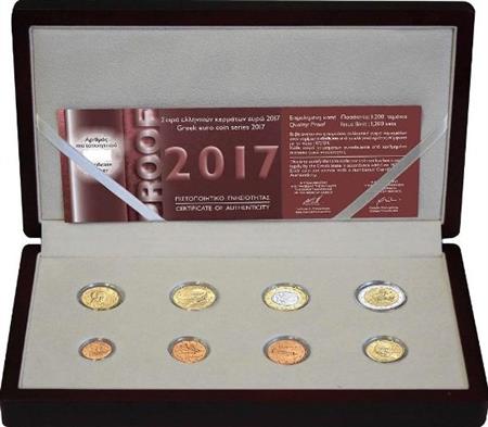 Obverse of Greece Proof Set 2017