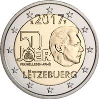 Image of Luxembourg 2 euros commemorative coin