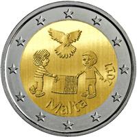 Image of Malta 2 euros commemorative coin