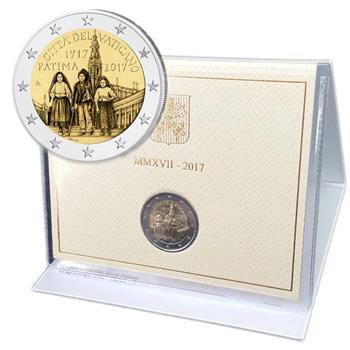 Obverse of Vatican 2 euros 2017 - Fatima