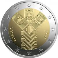 Image of Latvia 2 euros commemorative coin