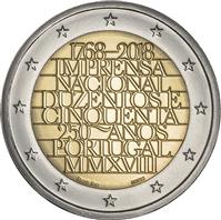 Image of Portugal 2 euros commemorative coin