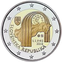 Image of Slovakia 2 euros commemorative coin