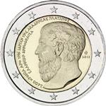 Obverse of Greek 2 euros coin