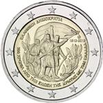 Obverse of Greek 2 euros coin