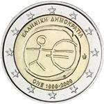 Obverse of Greek 2 euros coin