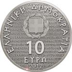 Obverse of Greek 10 euros coin