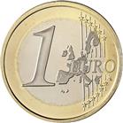 Photo of 1 euro coin