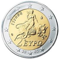 Image of Greece 2 euros coin