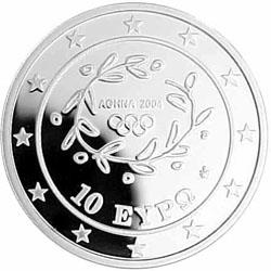 Obverse of Greece 10 euros 2003 - Relay - Series C
