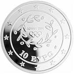 Obverse of Greek 10 euros coin