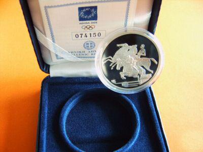 Obverse of Greece 10 euros 2003 - Show riding - Series C