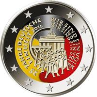 Image of Germany 2 euros colored euro