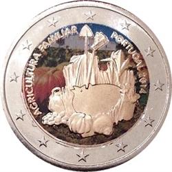 Obverse of Portugal 2 euros 2014 - International Year of Family Farming