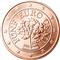 Photo of Austria - 5 cents 2002 (The primrose, a flower of the Austrian Alps)