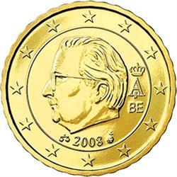 Obverse of Belgium 10 cents 2012 - Effigy and monogram of King Albert II